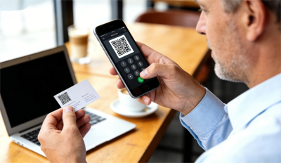 scansione codice QR per calli