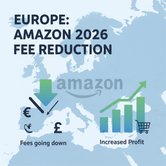 Europe amazon fee reductio Europa riduzione della tassa amazon