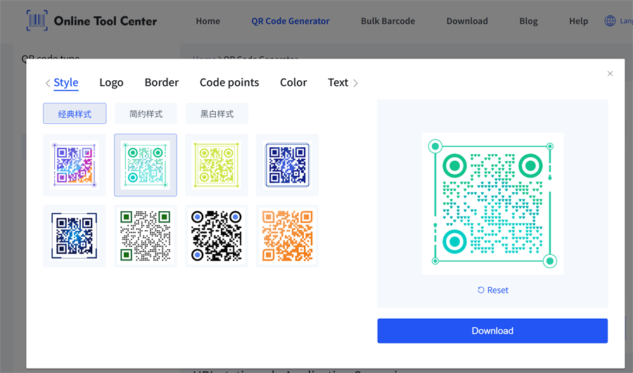 fare un codice QR statico personalizzato