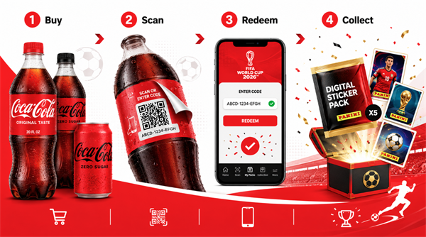 scan and redeem Coca Cola FIFA 2026 Code scansionare e riscattare Coca Cola FIFA 2026 Codice