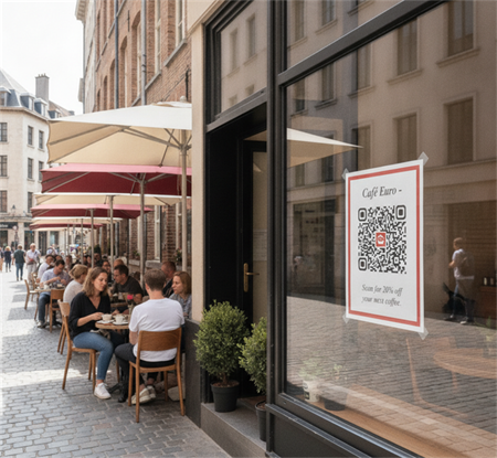 oster con codice QR