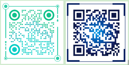 qr code with frames Codice QR con fotogrammi