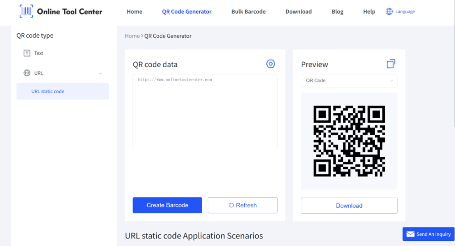 create link qr code creare link codice QR