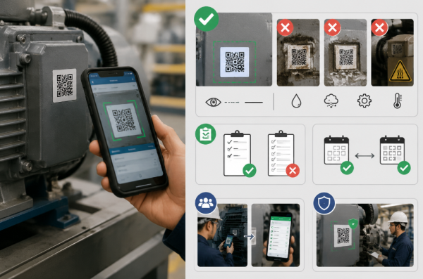 tips for qr code equipment inspectio consigli per l'ispezione delle attrezzature di codice qr